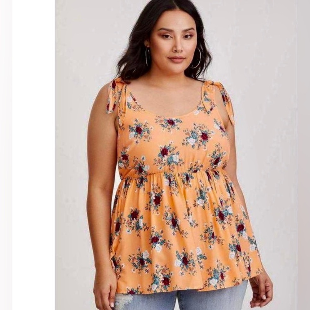 Floral Baby Doll Top